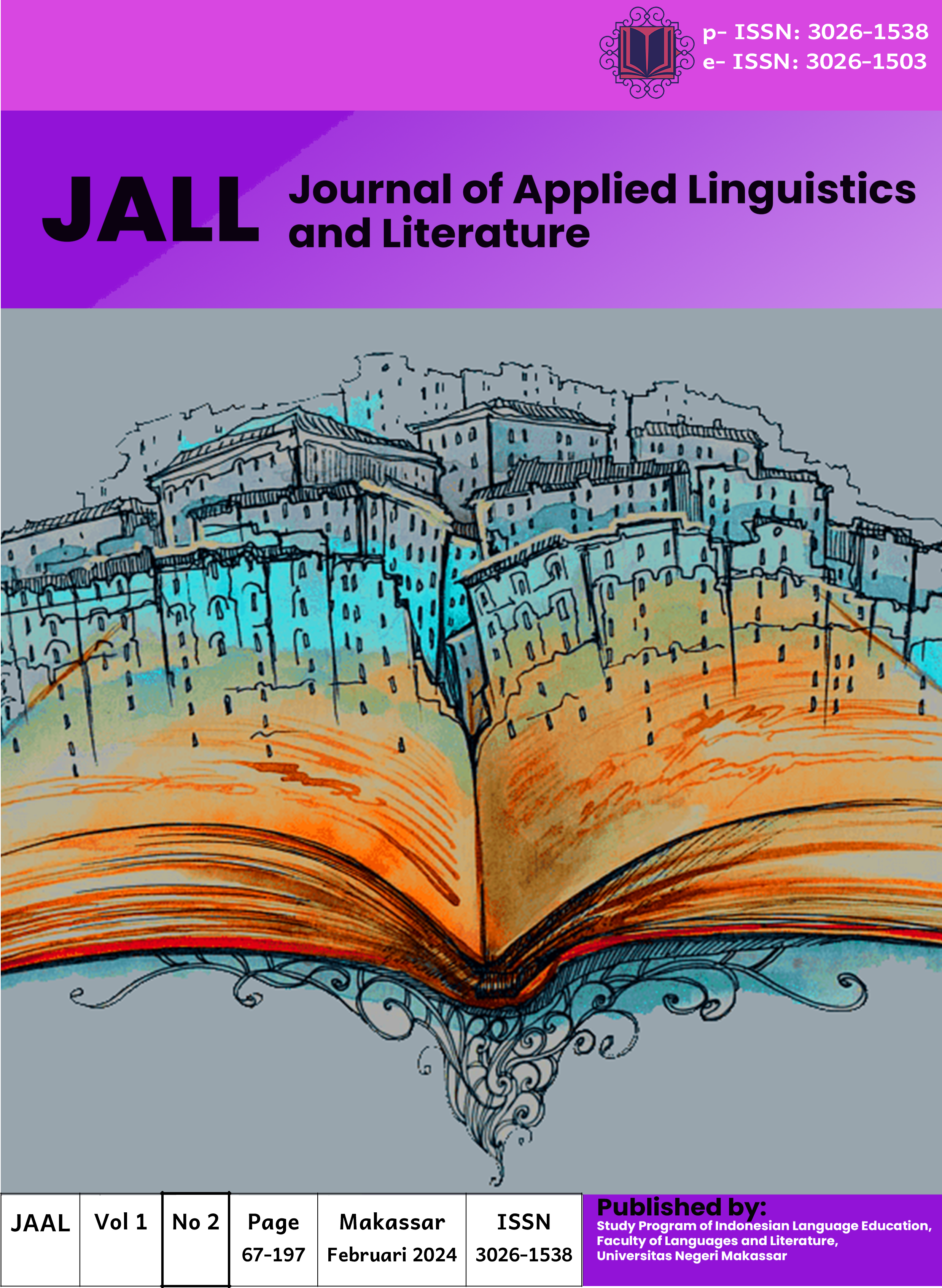 					View Vol. 1 No. 2 (2024): Journal of Applied Linguistics and Literature
				